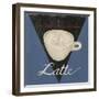 Café Parisienne Latte-Arnie Fisk-Framed Art Print