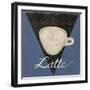 Café Parisienne Latte-Arnie Fisk-Framed Art Print