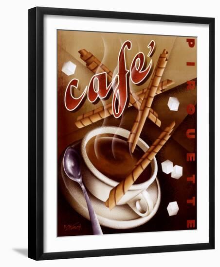 Cafe Pirouette-Michael L^ Kungl-Framed Art Print