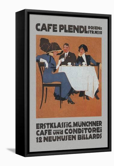 Cafe Plendl-null-Framed Stretched Canvas