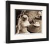 Cafe Pug-Jim Dratfield-Framed Art Print