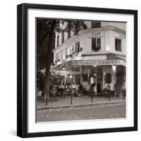 Cafe, Quai De L'Hotel De Ville, Marais District, Paris, France-Jon Arnold-Framed Premium Photographic Print