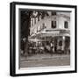 Cafe, Quai De L'Hotel De Ville, Marais District, Paris, France-Jon Arnold-Framed Premium Photographic Print