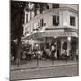 Cafe, Quai De L'Hotel De Ville, Marais District, Paris, France-Jon Arnold-Mounted Premium Photographic Print