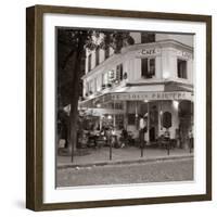 Cafe, Quai De L'Hotel De Ville, Marais District, Paris, France-Jon Arnold-Framed Photographic Print