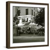 Cafe, Quai De L'Hotel De Ville, Marais District, Paris, France-Jon Arnold-Framed Photographic Print