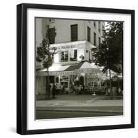 Cafe, Quai De L'Hotel De Ville, Marais District, Paris, France-Jon Arnold-Framed Photographic Print