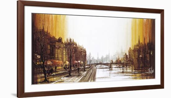 Cafe Quai-Ron Folland-Framed Premium Giclee Print