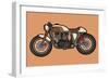 Cafe Race Motor Vector-wnprh collective-Framed Art Print