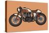 Cafe Race Motor Vector-wnprh collective-Stretched Canvas