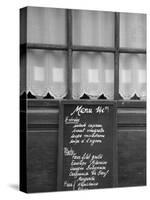 Cafe/Restaurant in the St. Germain Des Pres District, Rive Gauche, Paris, France-Jon Arnold-Stretched Canvas