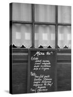 Cafe/Restaurant in the St. Germain Des Pres District, Rive Gauche, Paris, France-Jon Arnold-Stretched Canvas
