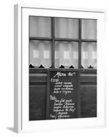 Cafe/Restaurant in the St. Germain Des Pres District, Rive Gauche, Paris, France-Jon Arnold-Framed Photographic Print