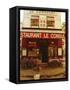 Cafe Restaurant, Montmartre, Paris, France, Europe-David Hughes-Framed Stretched Canvas