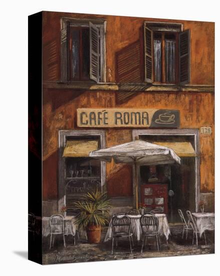 Cafe Roma-Malcolm Surridge-Stretched Canvas