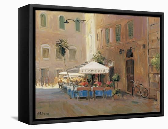 Café Roma-Allayn Stevens-Framed Stretched Canvas