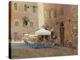 Café Roma-Allayn Stevens-Stretched Canvas