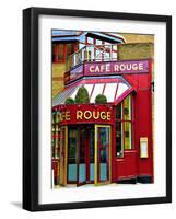 Cafe Rouge Queensway, London-Anna Siena-Framed Photographic Print