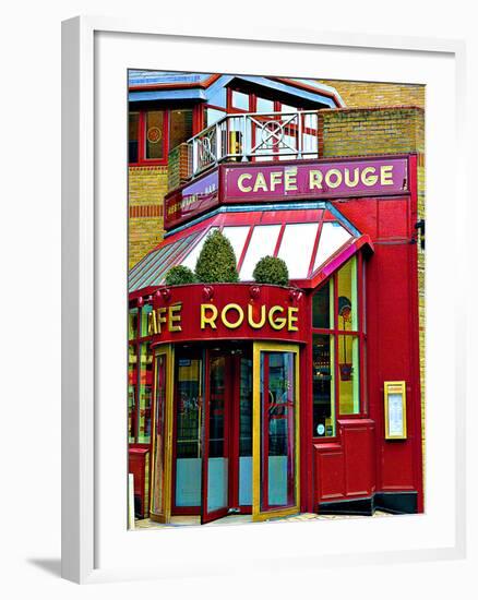 Cafe Rouge Queensway, London-Anna Siena-Framed Photographic Print
