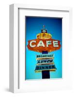 Cafe Route 66-null-Framed Art Print