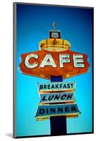 Cafe Route 66-null-Mounted Art Print