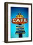 Cafe Route 66-null-Framed Art Print