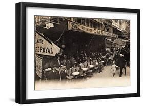 Cafe Royal, Montmartre, 1900-null-Framed Giclee Print