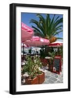 Cafe, Sami, Kefalonia, Greece-Peter Thompson-Framed Photographic Print