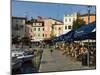 Cafe Scene Along the Harbour, Rovinj, Istria, Croatia, Adriatic, Europe-Stuart Black-Mounted Photographic Print
