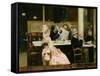Cafe Scene in Paris, 1877-Henri Gervex-Framed Stretched Canvas