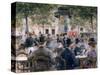 Cafe Scene in Paris, 1884-Louis Anet Sabatier-Stretched Canvas