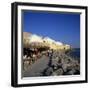 Cafe Scene Outside the Medina, Hammamet, Cap Bon, Tunisia, North Africa, Africa-Stuart Black-Framed Photographic Print