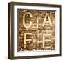 Café Sign-M^ Molcan-Framed Art Print