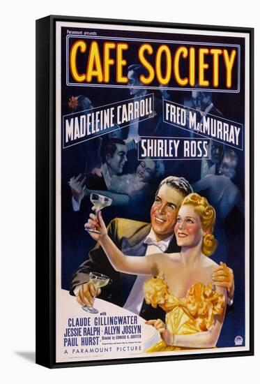 Cafe Society-null-Framed Stretched Canvas
