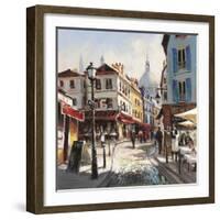 Café Stroll-Brent Heighton-Framed Art Print