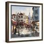 Café Stroll-Brent Heighton-Framed Art Print