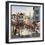 Café Stroll-Brent Heighton-Framed Art Print