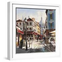 Café Stroll-Brent Heighton-Framed Art Print