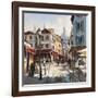 Café Stroll-Brent Heighton-Framed Art Print