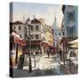 Café Stroll-Brent Heighton-Stretched Canvas