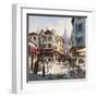 Café Stroll-Brent Heighton-Framed Art Print