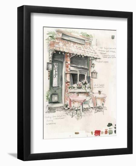 Cafe Study II-null-Framed Art Print