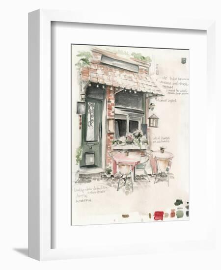 Cafe Study II-null-Framed Art Print