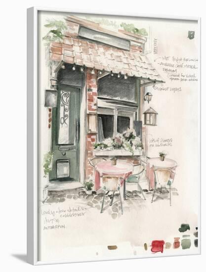 Cafe Study II-null-Framed Art Print