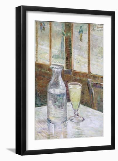 Café Table with Absinth, 1887-Vincent van Gogh-Framed Premium Giclee Print