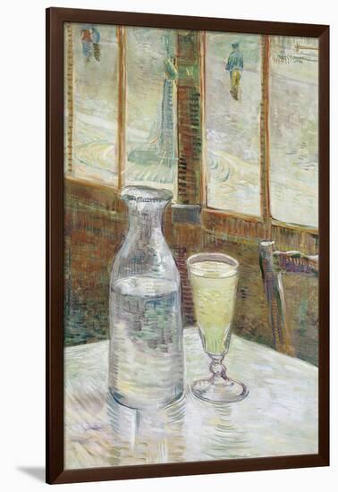 Cafe Table with Absinthe, 1887-Vincent van Gogh-Framed Giclee Print