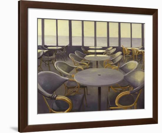 Café Terrace,2011-Henri Sarla-Framed Art Print