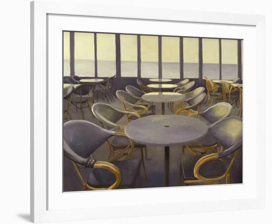 Café Terrace,2011-Henri Sarla-Framed Art Print