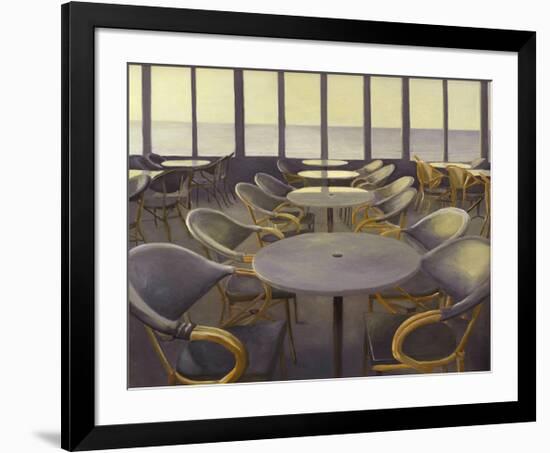 Café Terrace,2011-Henri Sarla-Framed Art Print