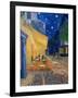 Cafe-terrace at night (Place du forum in Arles). Oil on canvas (1888) Cat. 232.-Vincent van Gogh-Framed Giclee Print